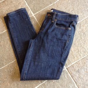 J Crew skinny stretch jeans.